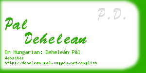 pal dehelean business card